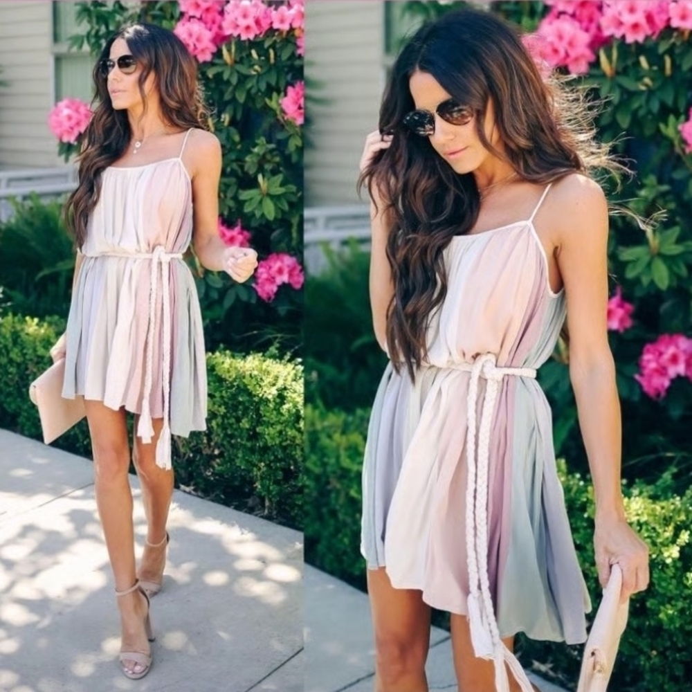 Storia Pastel Mini Dress - S